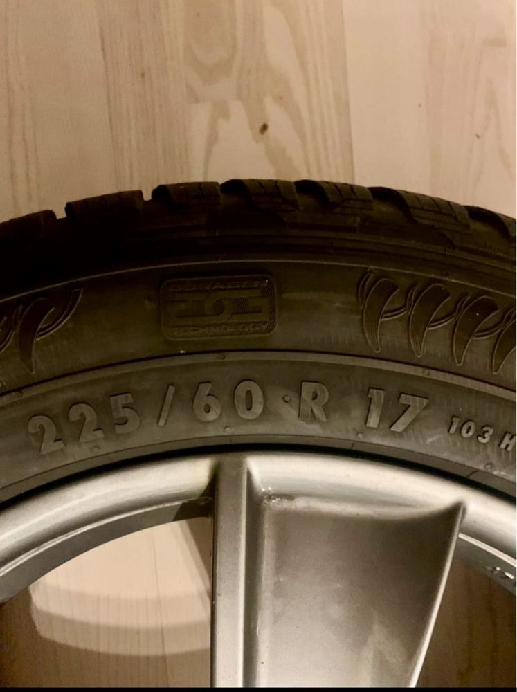 Alufelgi 17” z zimowkami 225/60R17 Subaru