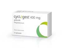 Cyclogest	globulki; 400 mg; 15 globulek