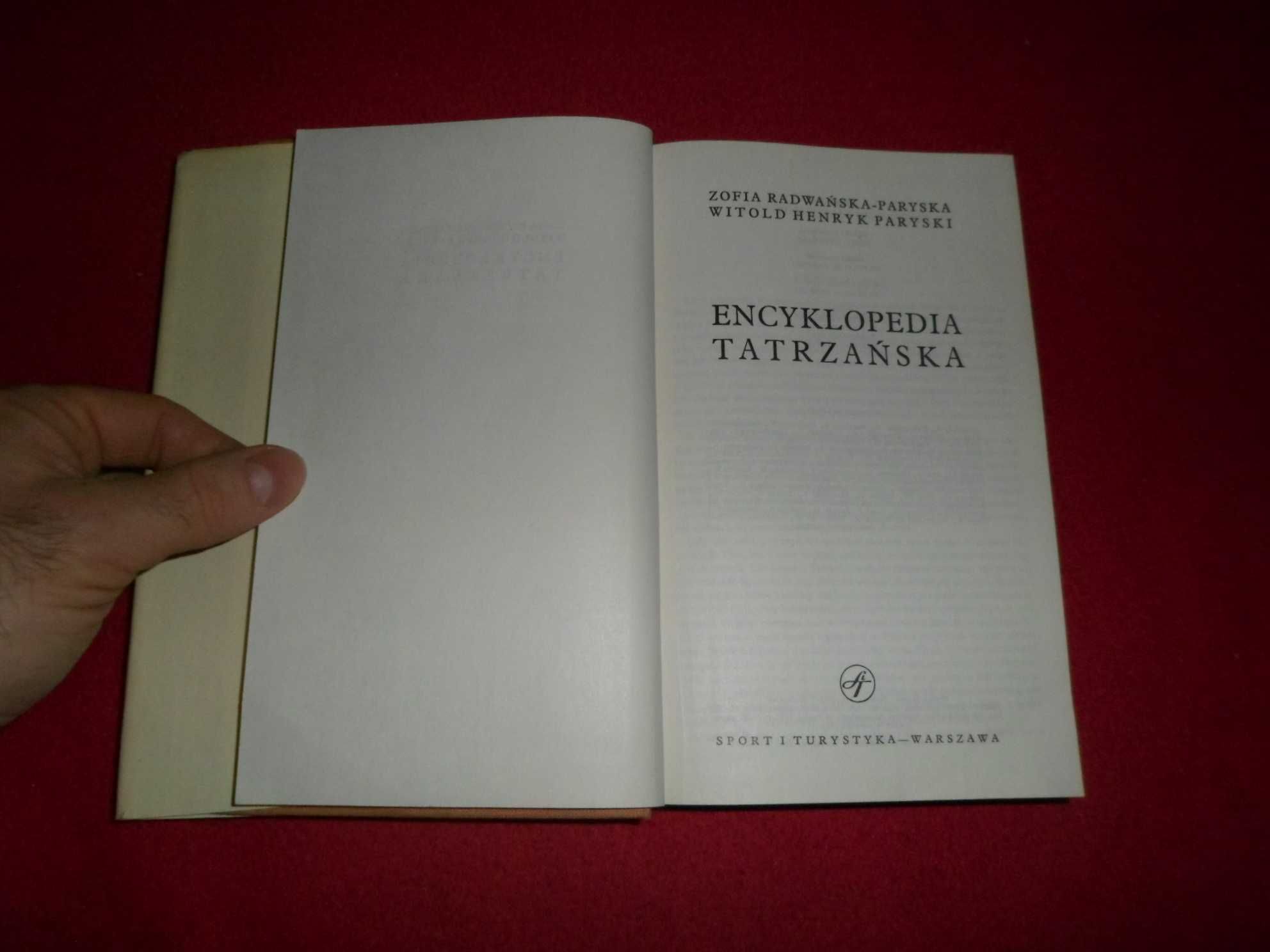 Encyklopedia Tatrzańska - Zofia i Witold H. Paryscy