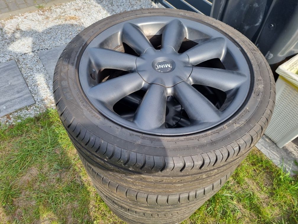 Felgi Alu + opony 225/45/18 letnie Mini Cooper S