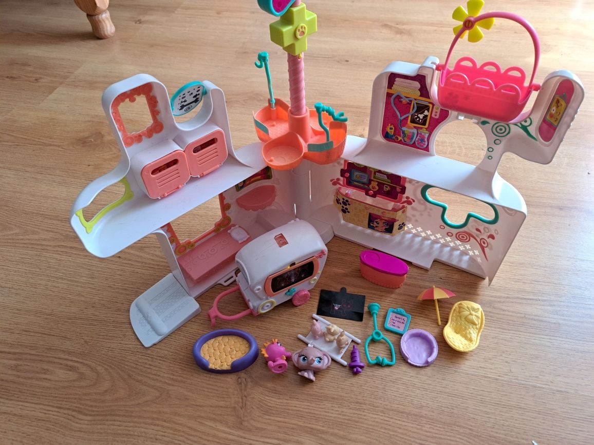 Littlest pet shop Domek szpital lps zestaw