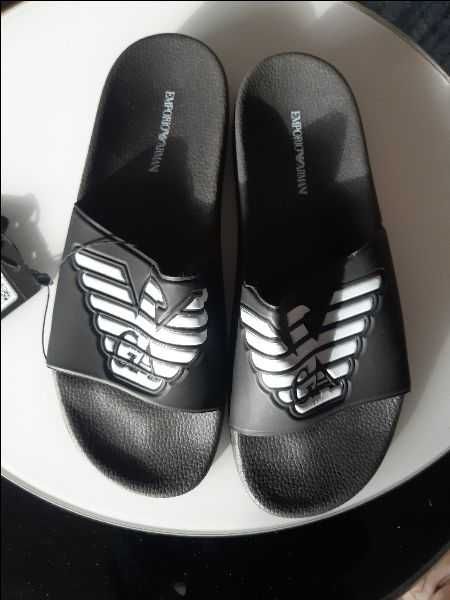 EMPORIO ARMANI klapki basenowe plażowe 45 = 30 cm NOWE ORYGINAŁ
