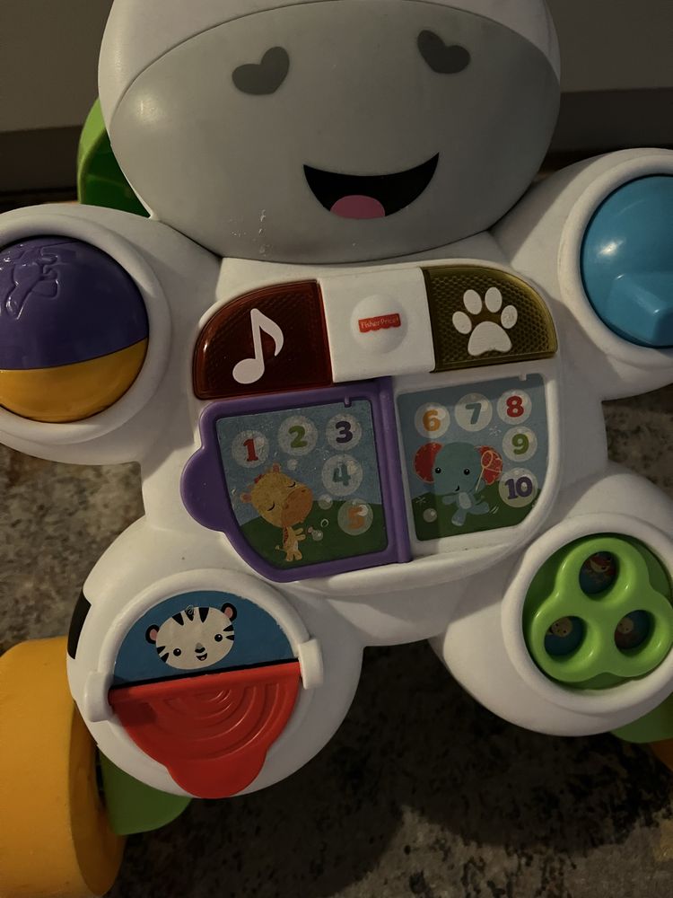 Pchacz Chodzik zebra Fisher Price