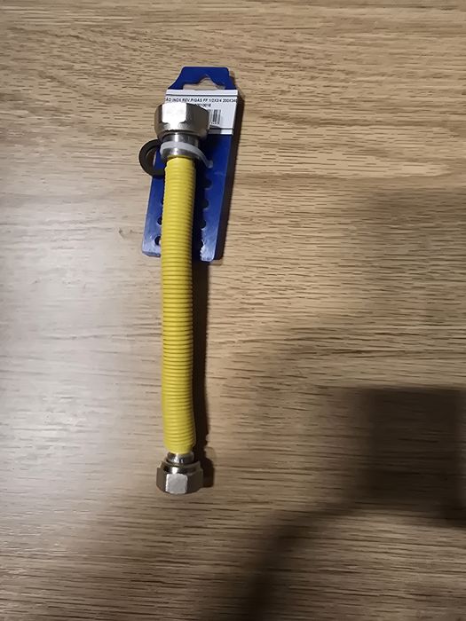 Tubo gás Inox 1/2 3/4 200 a 340mm