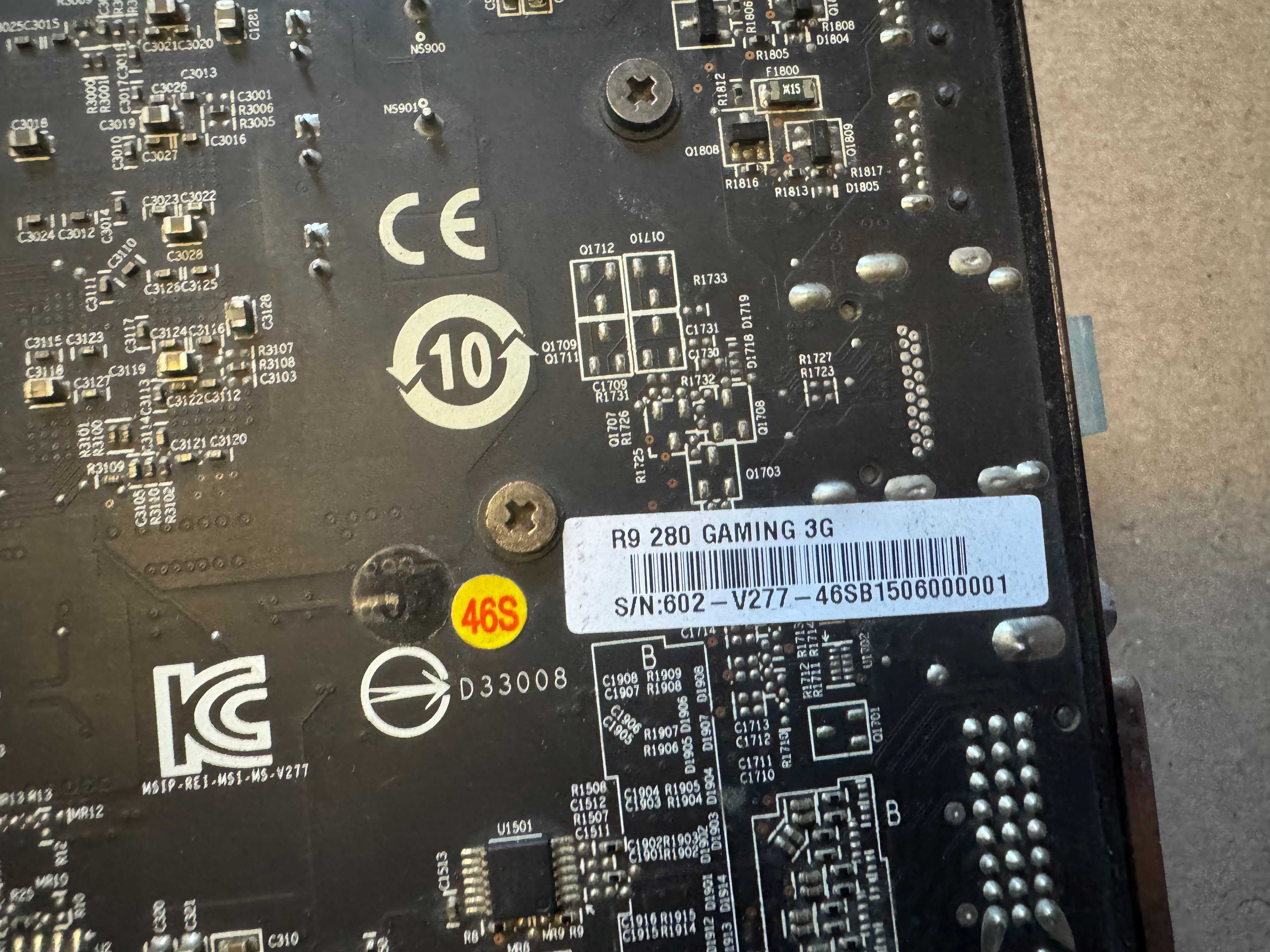 Видеокарта msi r9 280 gaming 3g