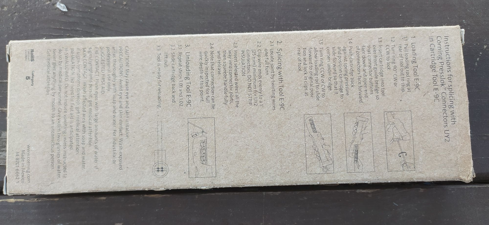 CORNING UY2 skoszloki 2 opakowania (240szt)