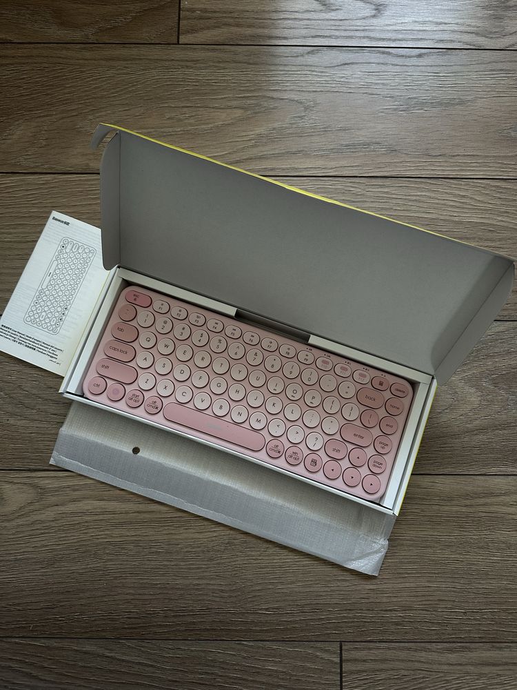 Klawiatura bluetooth Baseus Wireless Trimode faktura