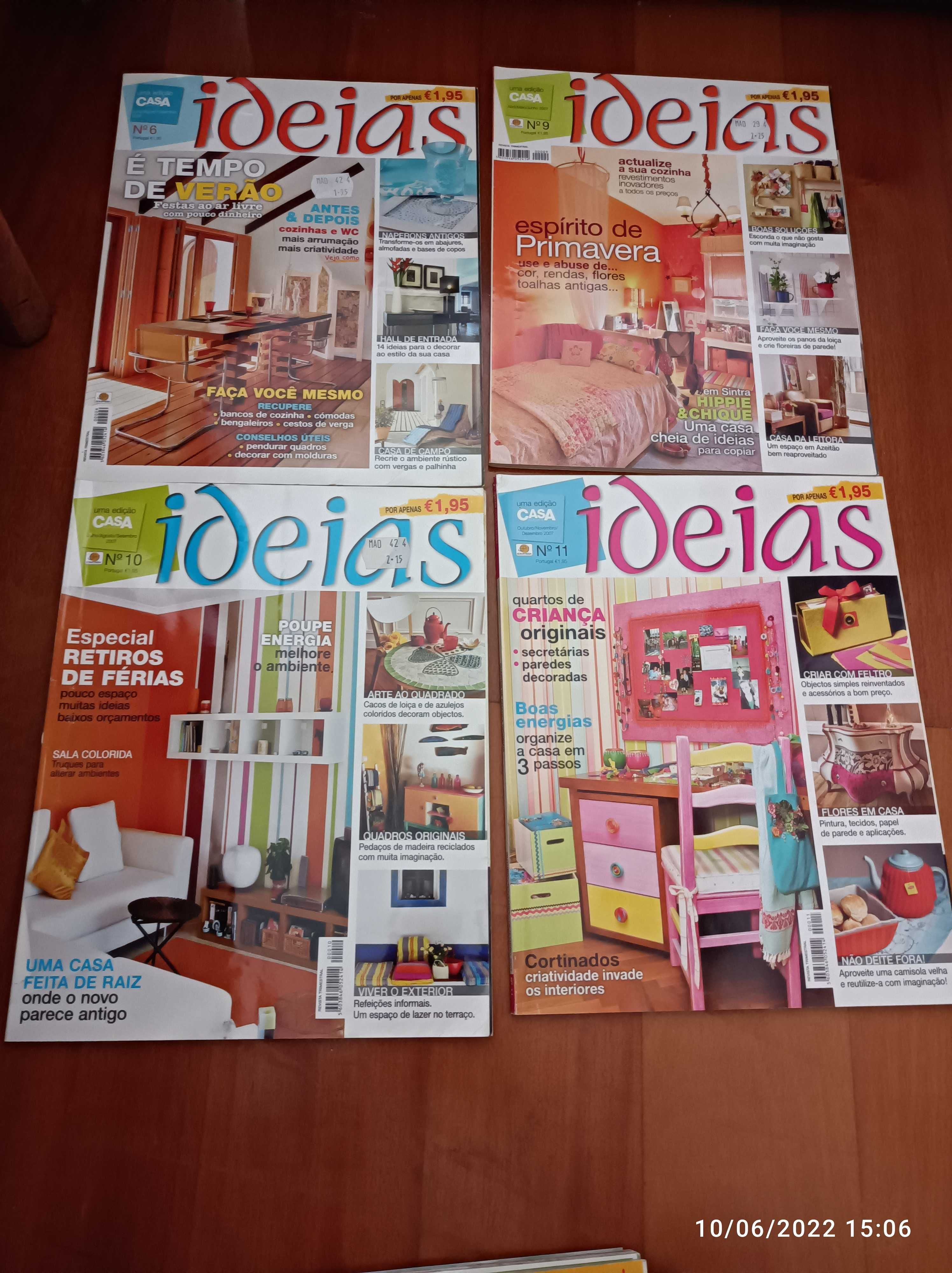 Lotes de Revistas Ideias Casa