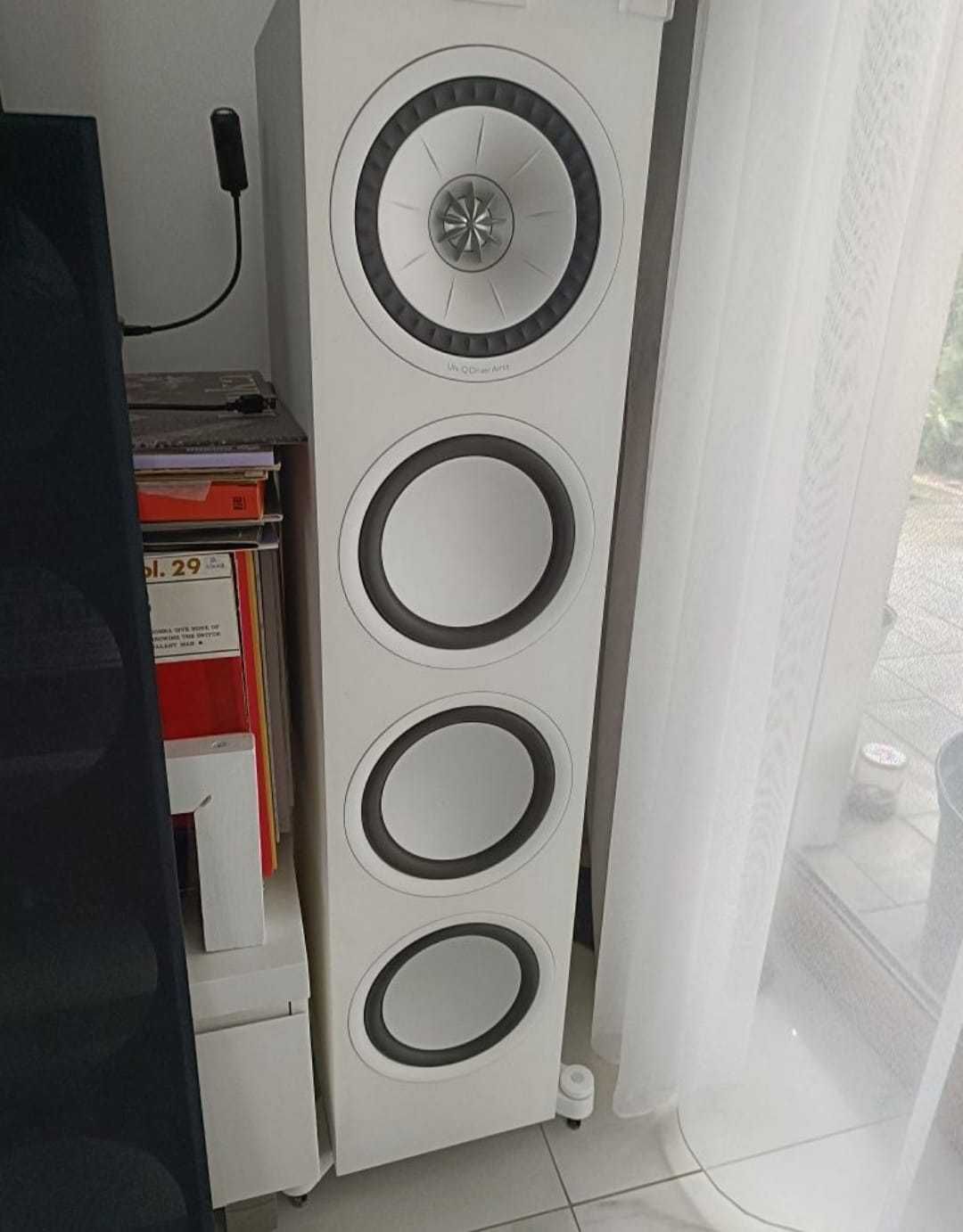Amplituner Yamaha R-N803D + Kolumny Kef Q950
