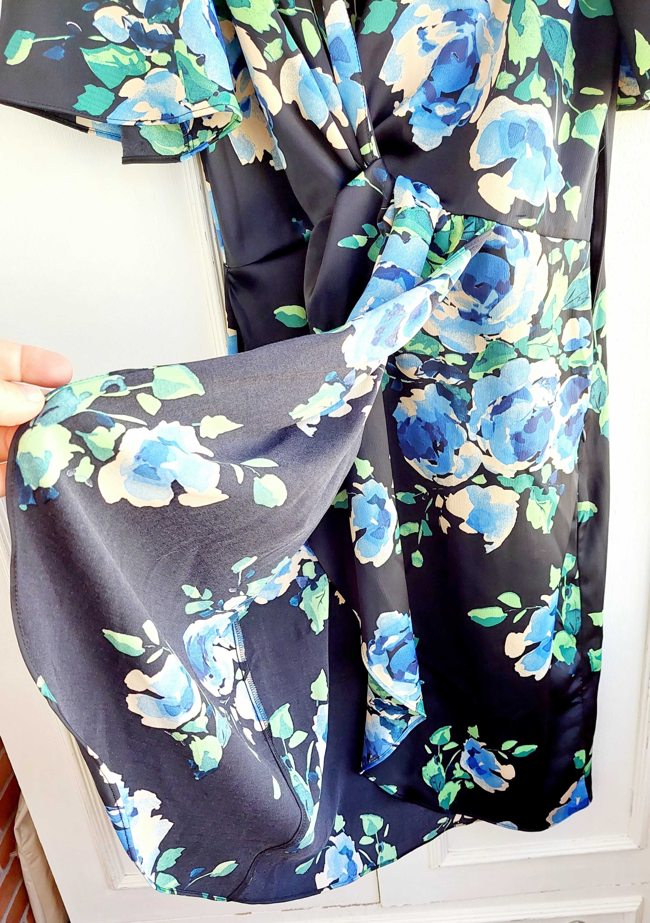 Vestido envelope com padrão lindíssimo "ZARA"