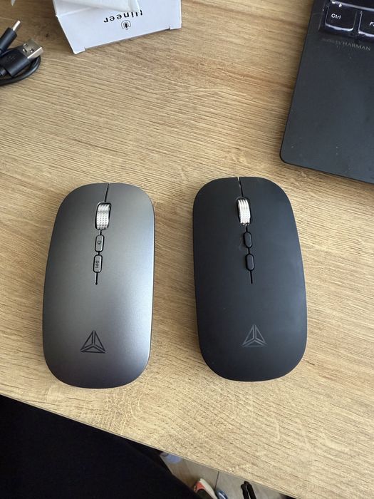 Mysz bezprzewodowa UINEER M1LBS czarna 2,4GHz / Bluetooth
