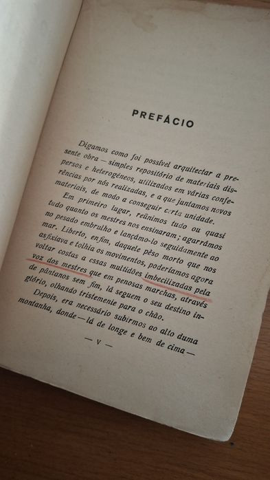 Correia de Campos , Mundo novo que surge 1935 assinado