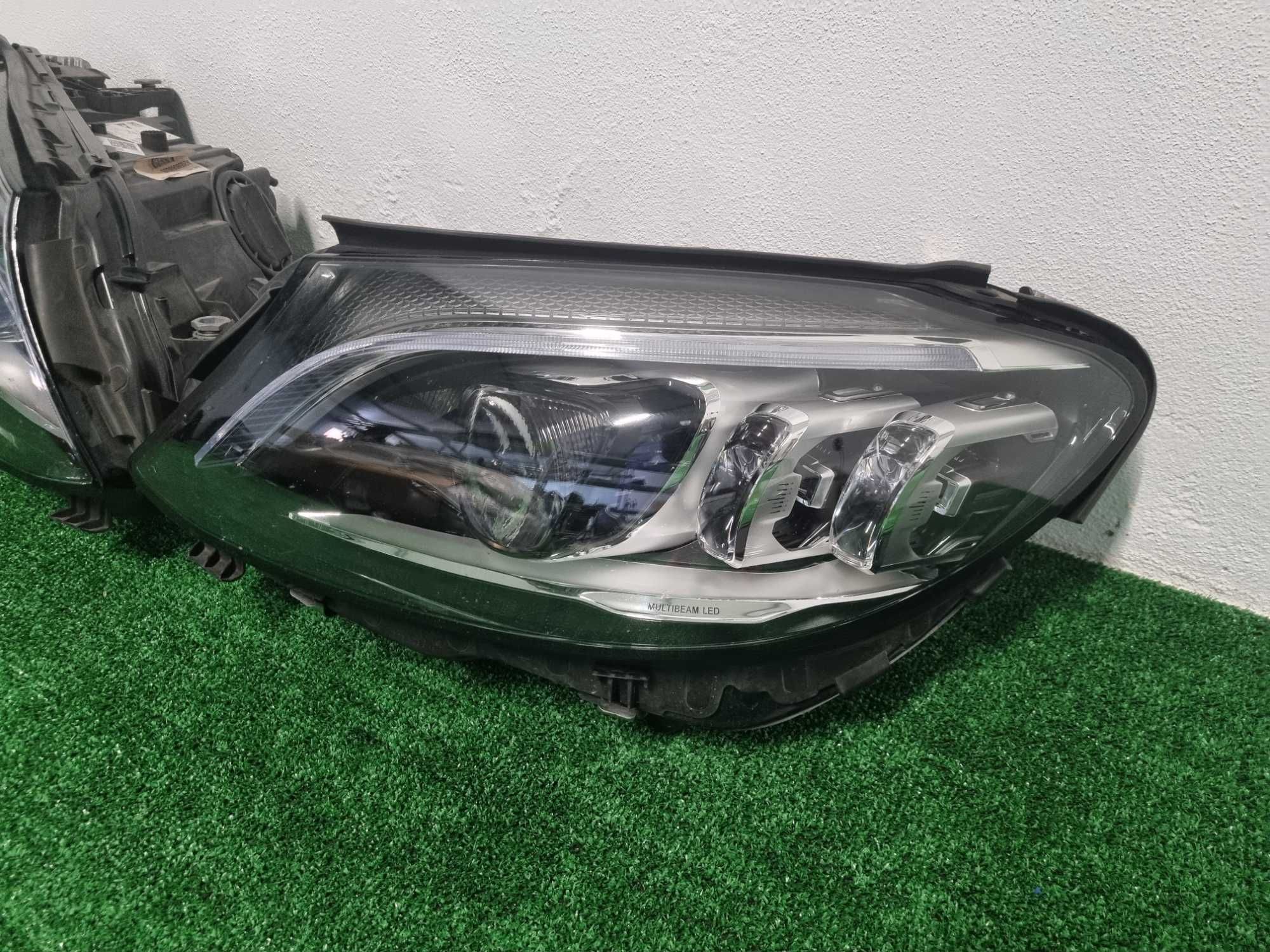 Conjunto Farol Ótica Mercedes W205 Multibeam Led Original