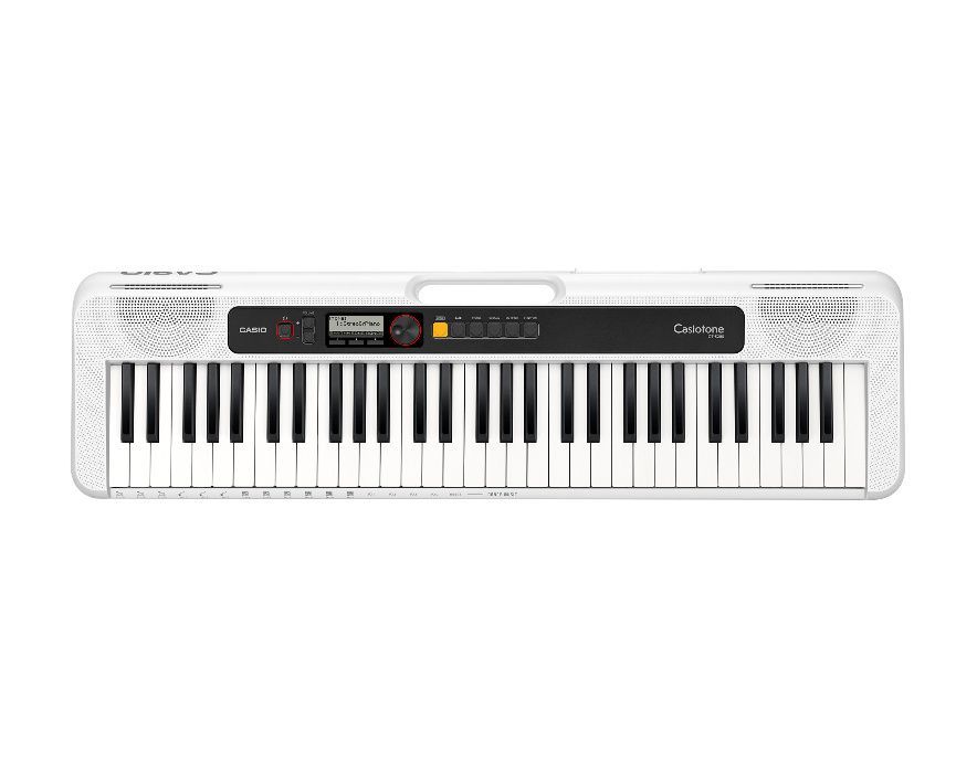 CASIO CT-S200 Biały Keyboard + Statyw Pokrowiec Ławka / ZESTAW
