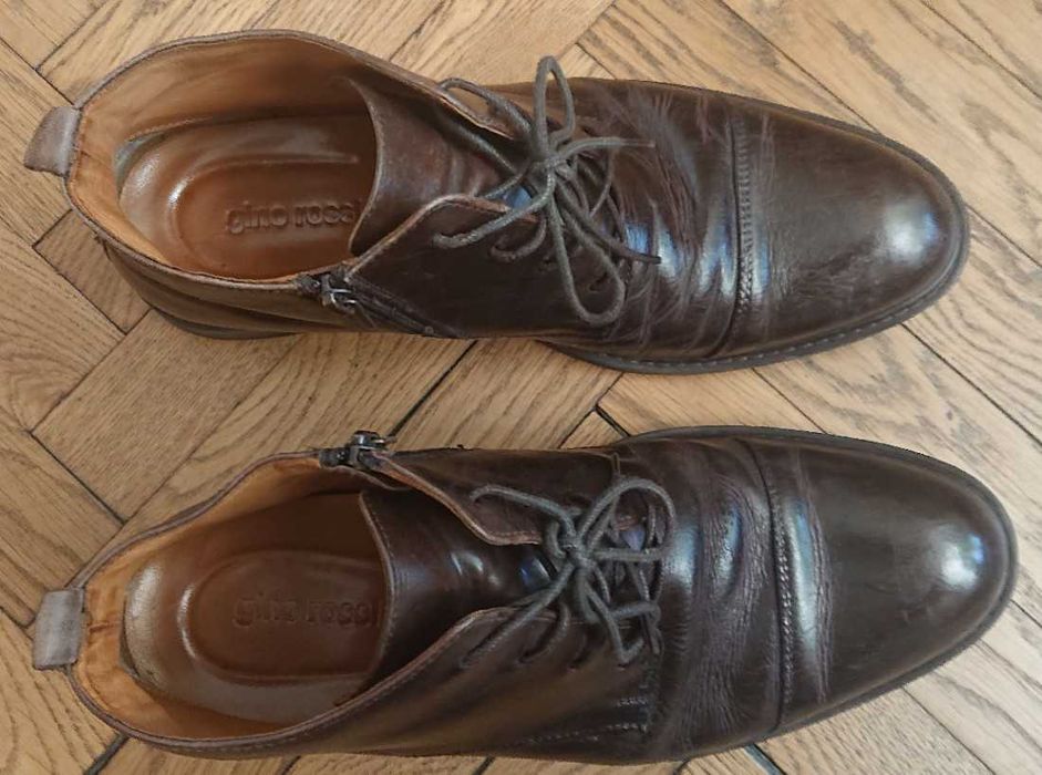 Buty botki sztyblety skóra naturalna GINO ROSSI rozmiar 40