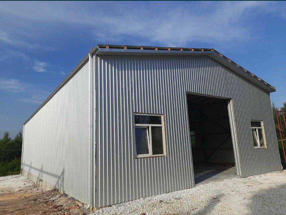 Виготовлення та монтаж металоконструкцій • Ангари • Склади • Вагончики