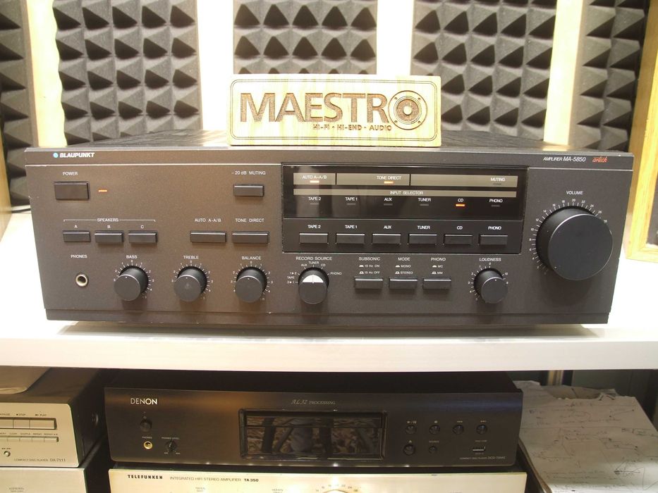 Підсилювач Blaupunkt MA-5850 (Yamaha A-720). 2х100. 10.2 кг. Class A.