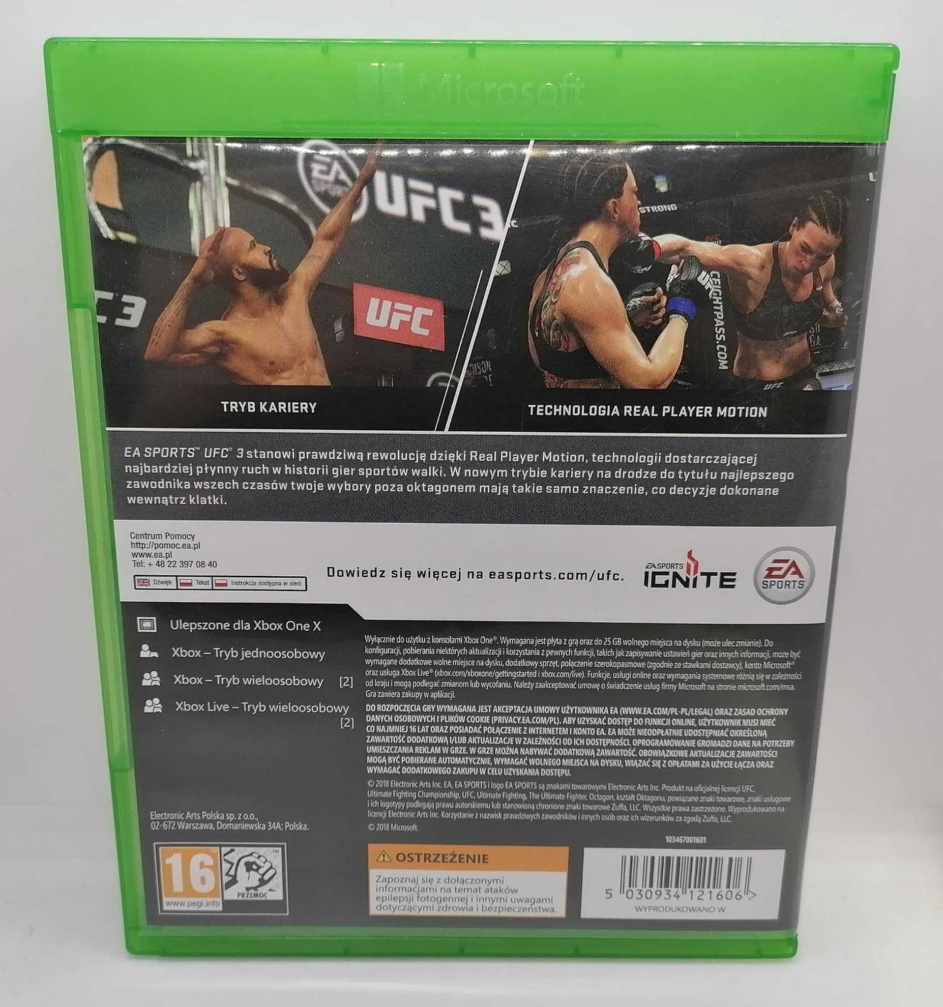 Gra UFC 3 Xbox One