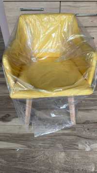 Krzesło do jadalni Menzzo Candy Chairs żółte
