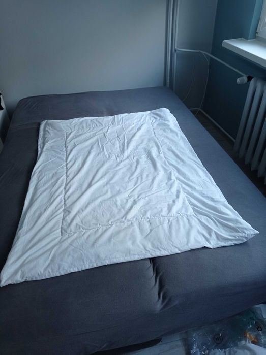 Kołderką, poduszka do łóżeczka 60x120