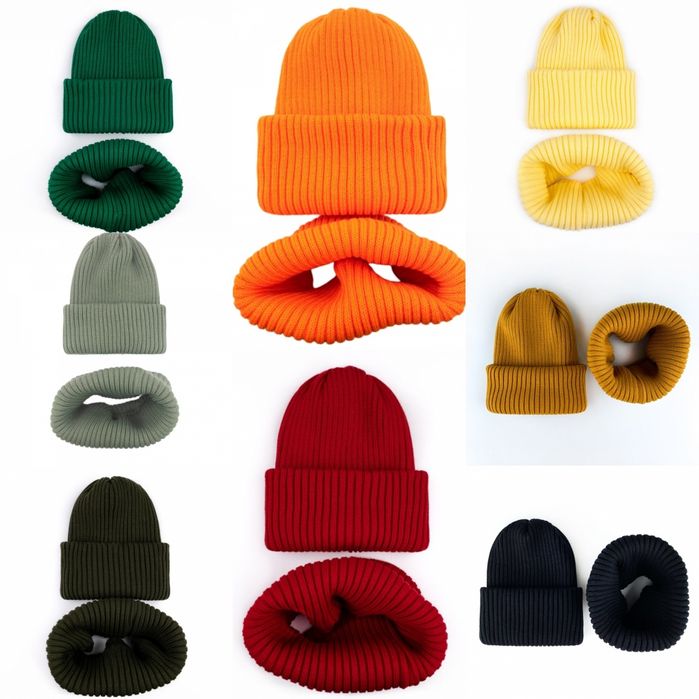 Шапка і хомут дитячий для дівчинки жіночий