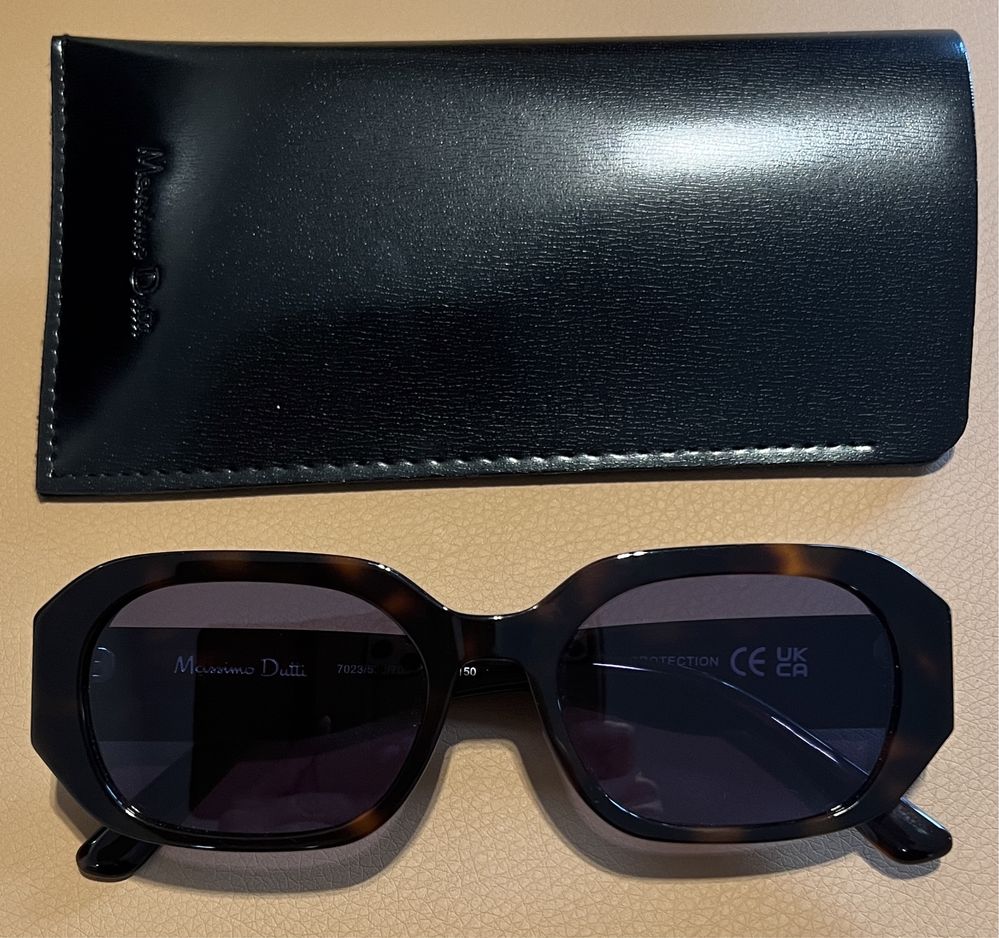 Okulary przeciwsloneczne Massimo Dutti damskie, stan super