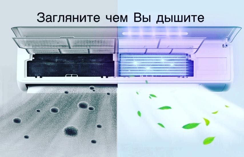 Чистка и дезинфекция кондиционера Одесса