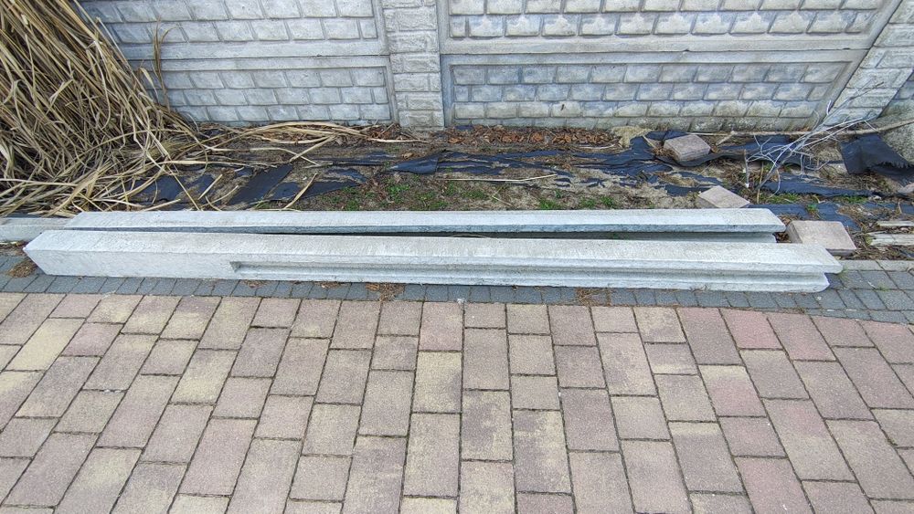 OGRODZENIE słupek na 4 plyty