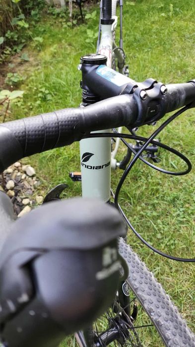 Rower gravel INDIANA Gravel M20 28 cali męski Zielony