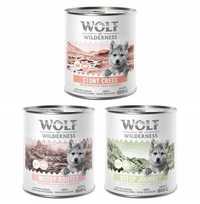 Wolf of wilderness JUNIOR 6x800g MIX SMAKOWY