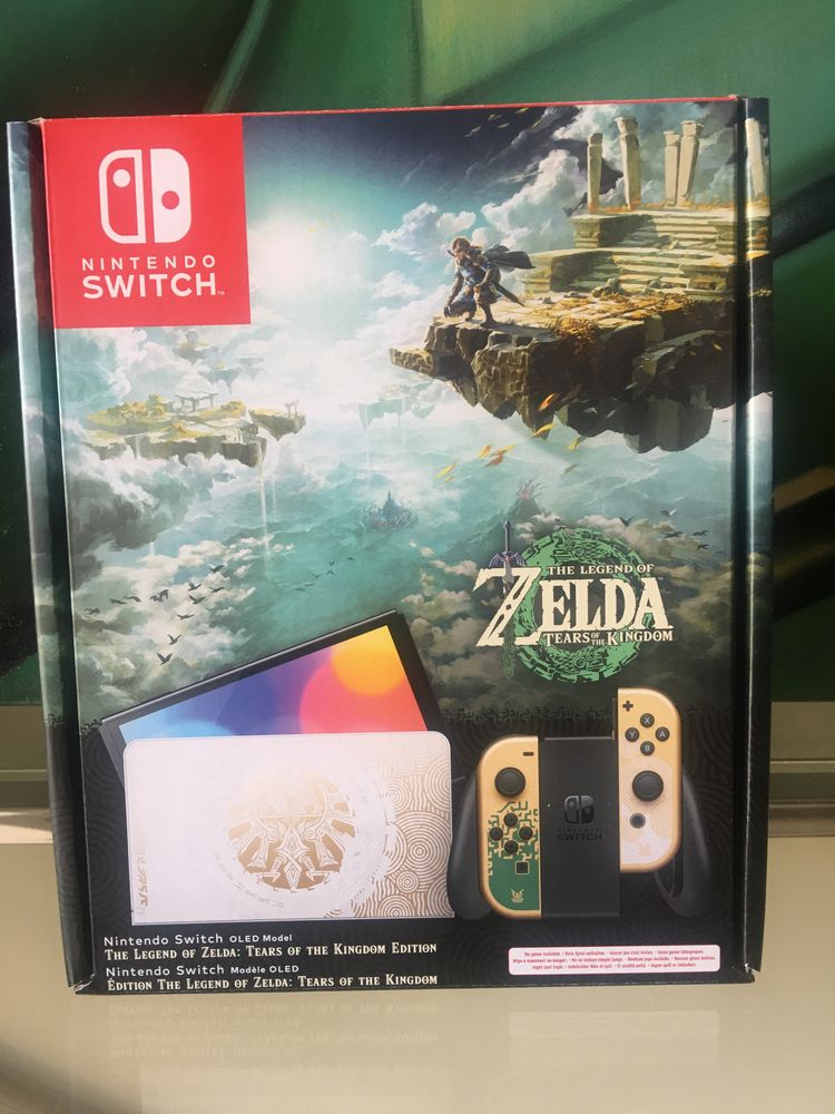 Nintendo switch Oled NOVA Zelda Tears of the kingdom edition