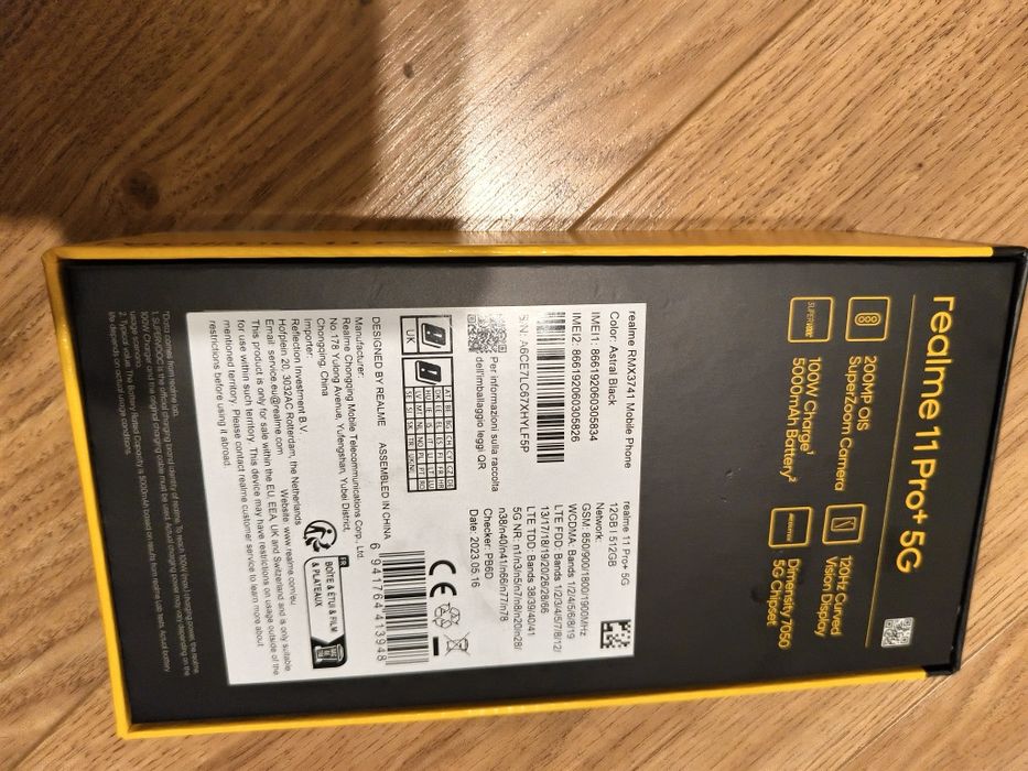 Realme 11 pro + 5G 12GB 512GB komplet