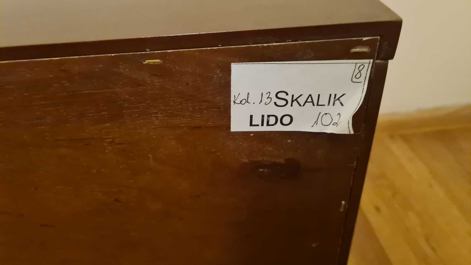 Stolik nocny lite drewno buk Skalik Lido