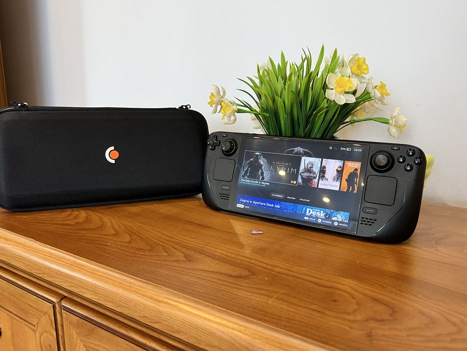 Konsola Steam Deck OLED 1tb 100% Bateria + Szkło na ekranie