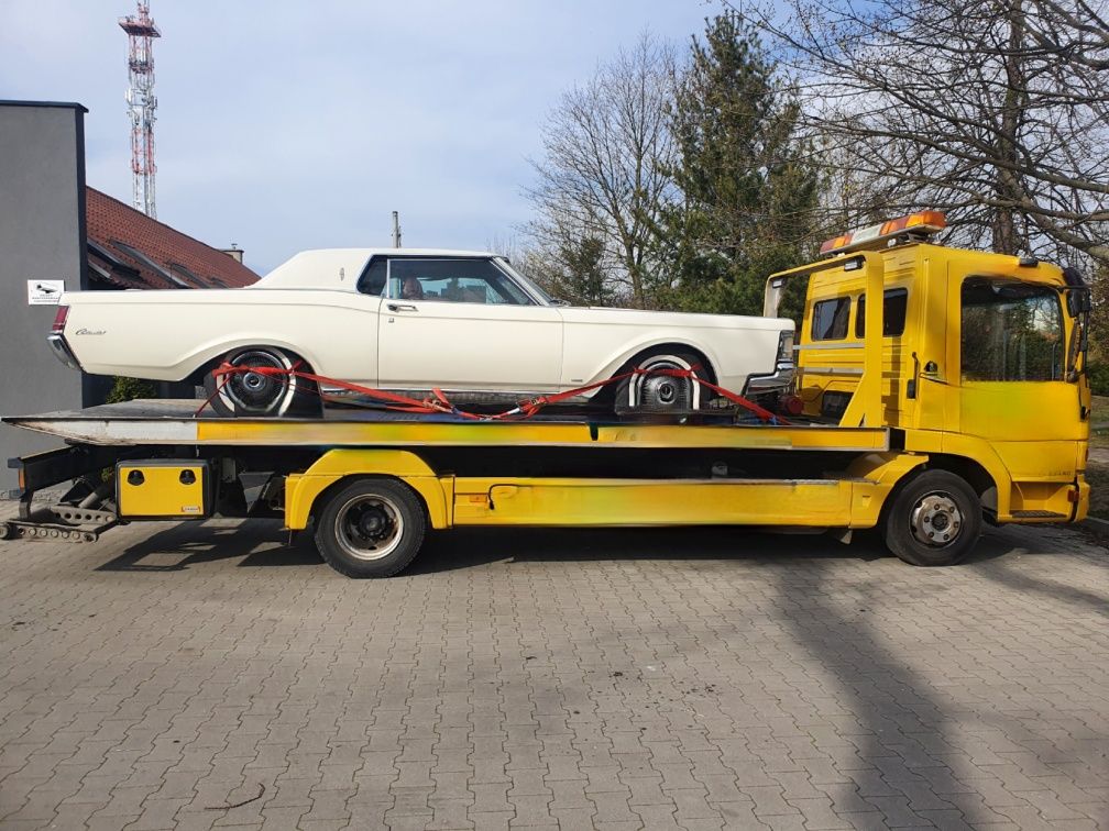 Wypożyczenie Wynajem Lawety Ciężarowej z płytą hydrauliczna