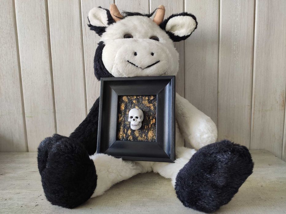 Handmade - Череп в рамці. Ручна робота. Подарунок на свята