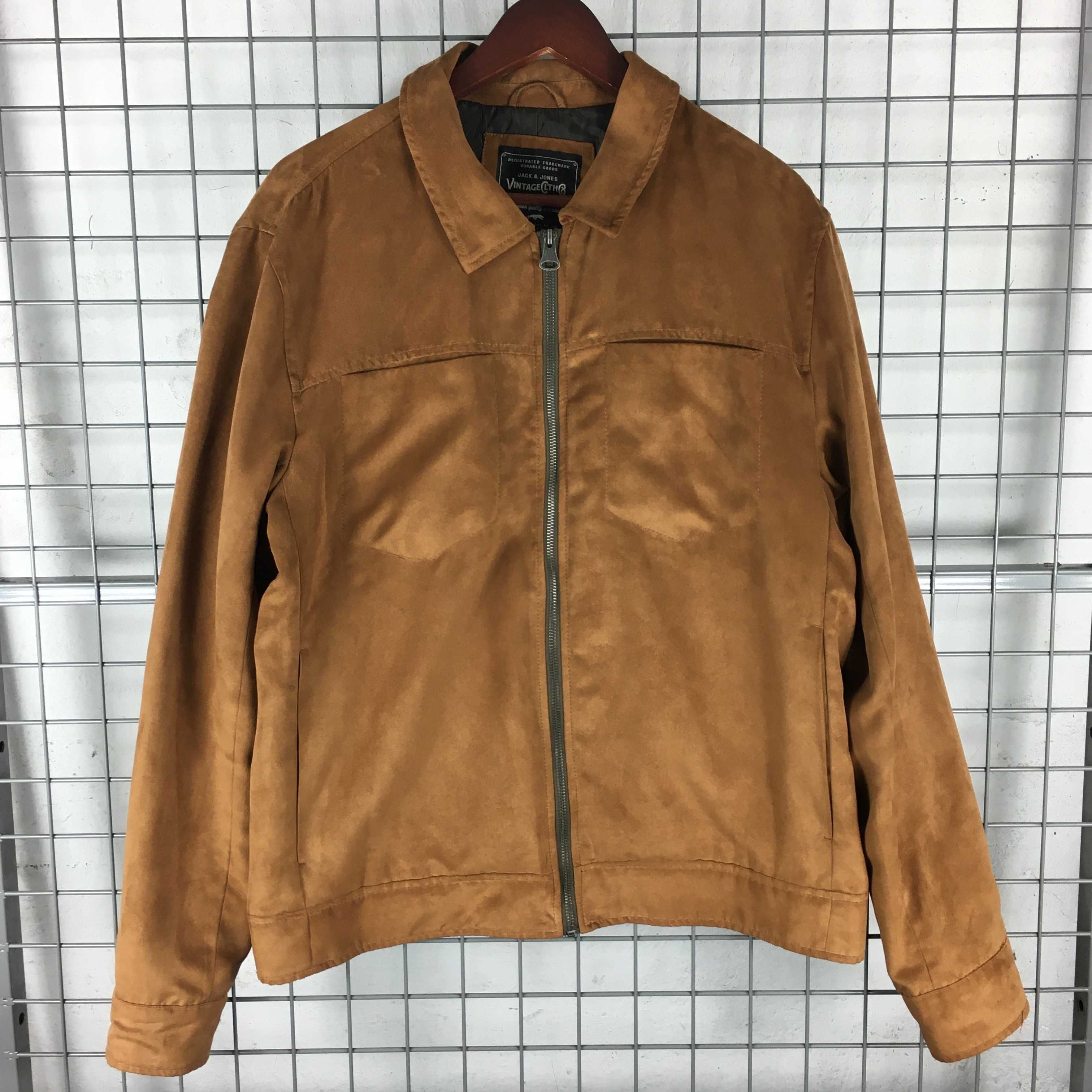 Kurtka Jack & Jones zamszowa XL