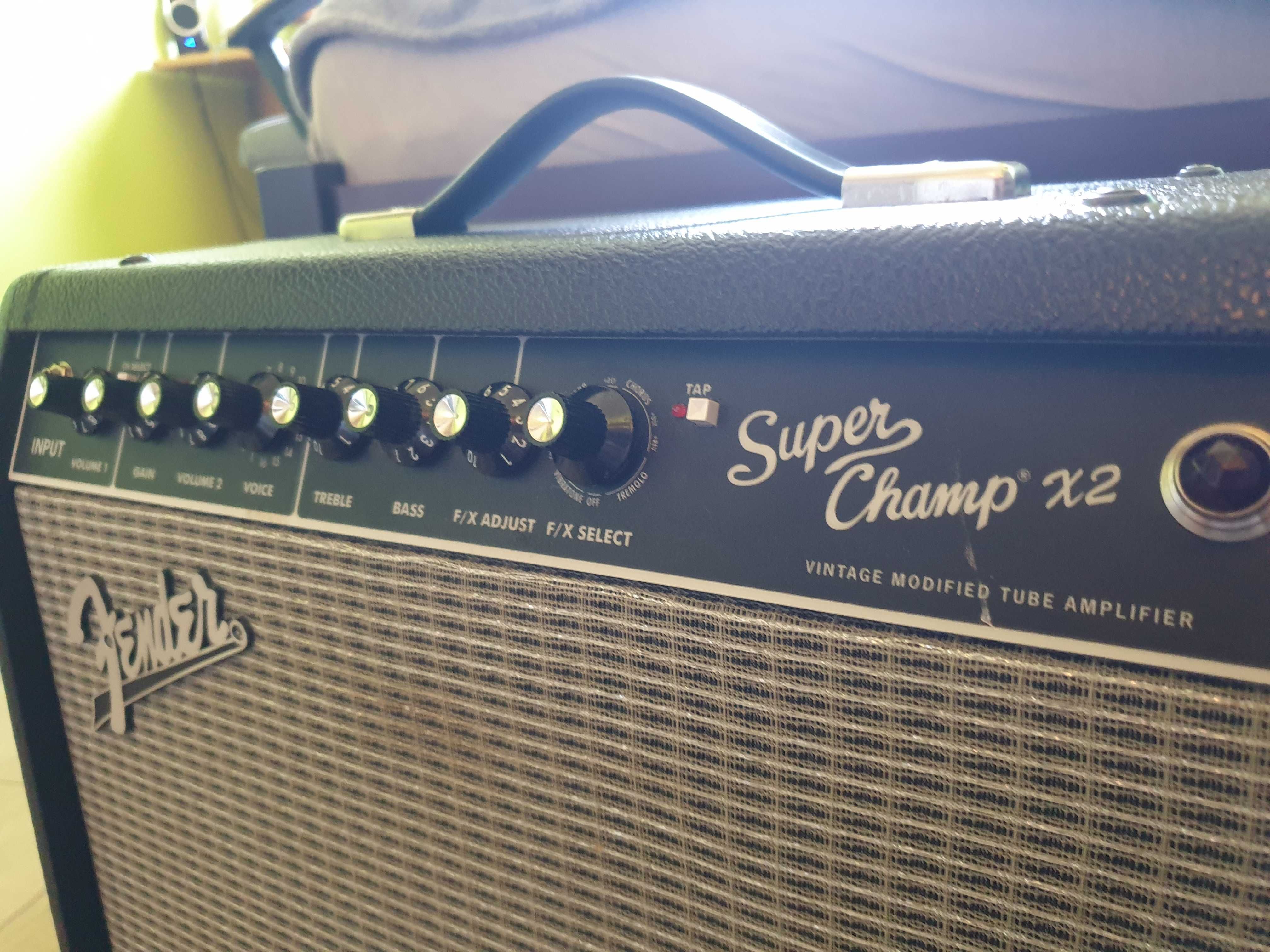 Wzmacniacz Fender Super Champ X2 z glośnikiem Eminence Ragin Cajun