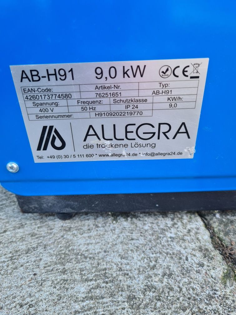 Nagrzewnica elektryczna 9Kw