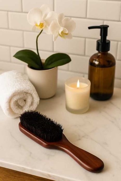 Szczotka do brody z włosia dzika – luksusowa, nowa!