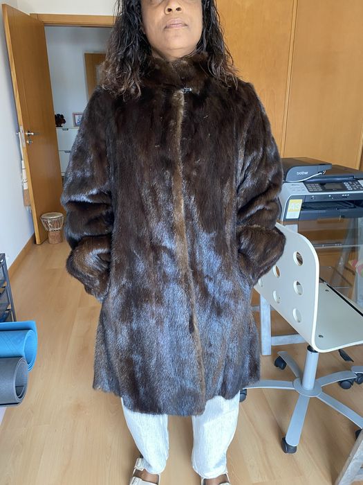 Casaco de Vison Castanho [ excelente estado ]