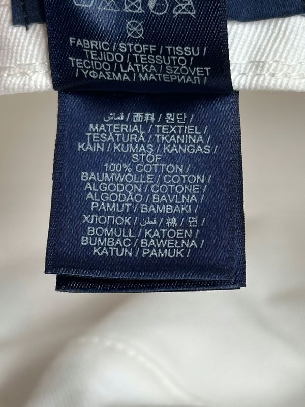 Gant Pride Kapelusz Czapka Bucket Hat Logowany Biały r. S/m