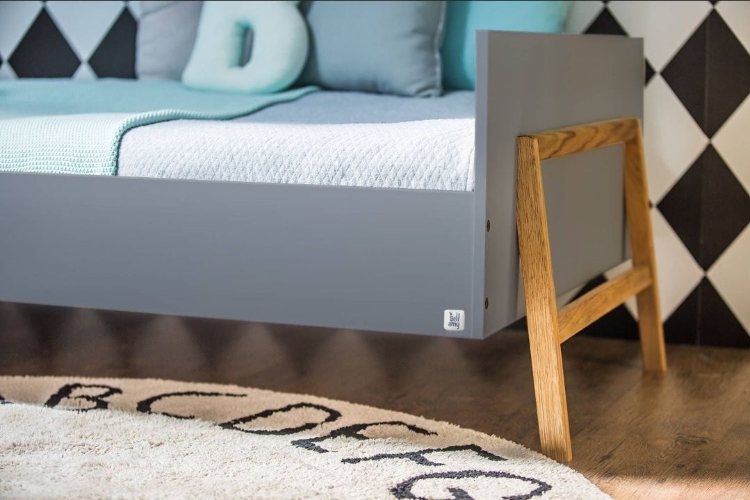 Łóżko dziecięce Bellamy Lotta 160x80 Gray Możliwy DOWÓZ