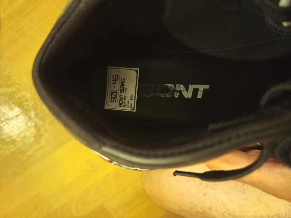 Bont Jet race 3x125, rozmiar 46 EU, Łyżworolki speed skating