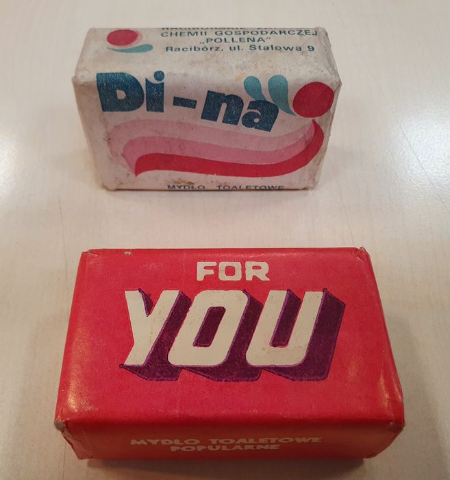 Mydełka z PRL lata 70-80 2szt. ForYou, Di-Na,