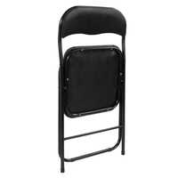 Krzesła składane czarne