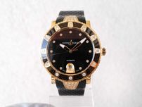 Ulysse Nardin Lady Diver Starry Night 18K Rose Gold Black Dial