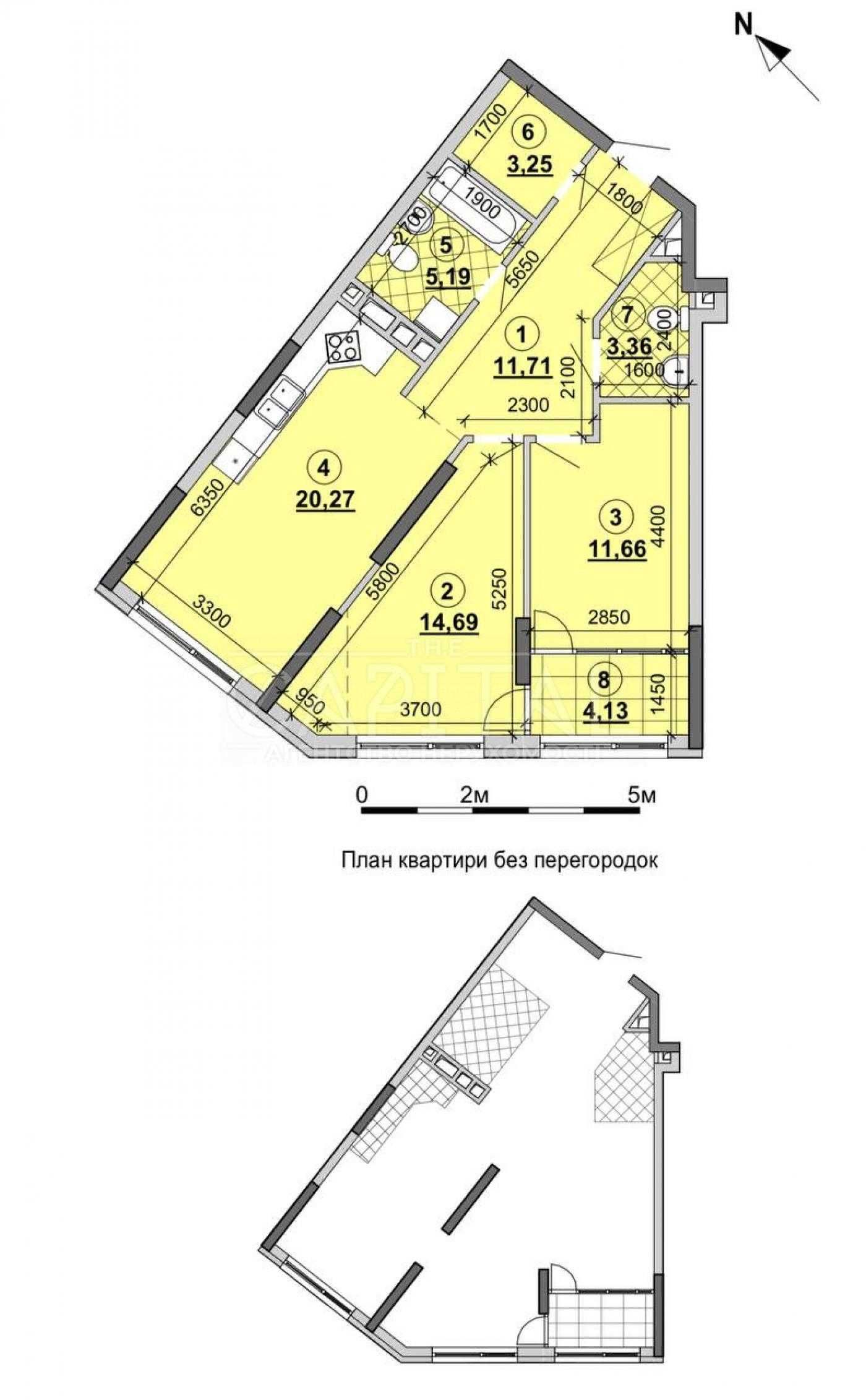 Продам квартиру без ремонту ЖК Great, метро осокорки, краща ціна за м2