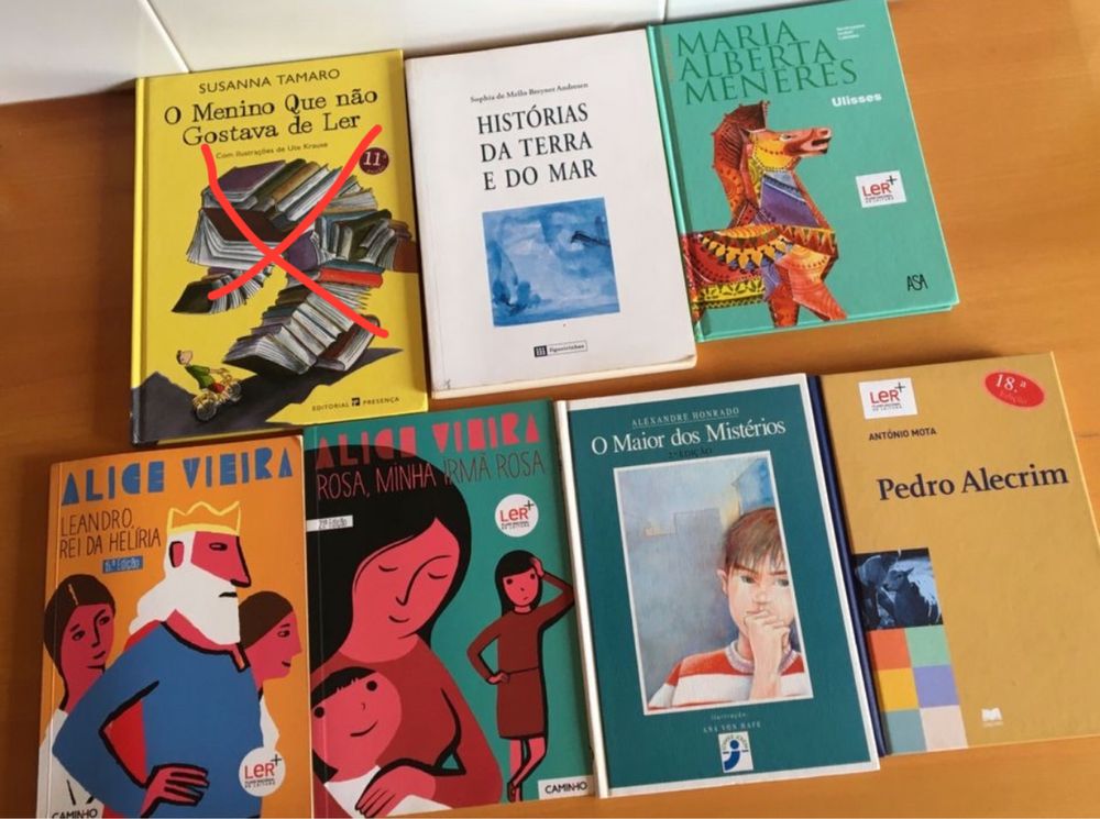 Livros infantis/leitura escolar