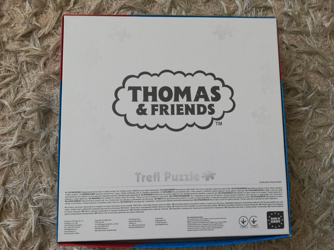 Puzzle Trefl Tomek i przyjaciele 3w1